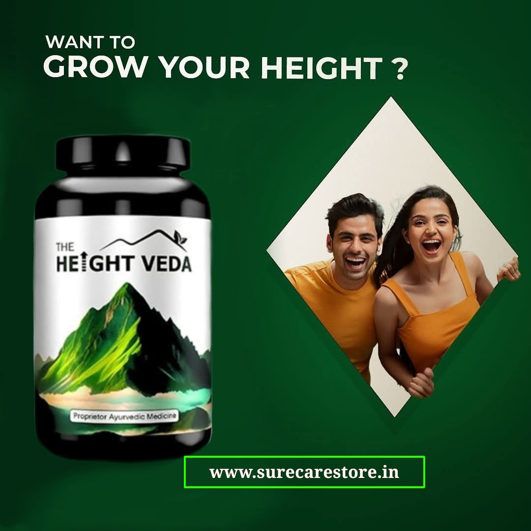 Height Veda-Improve Body Growth Naturally  ⭐⭐⭐⭐⭐(9,500)