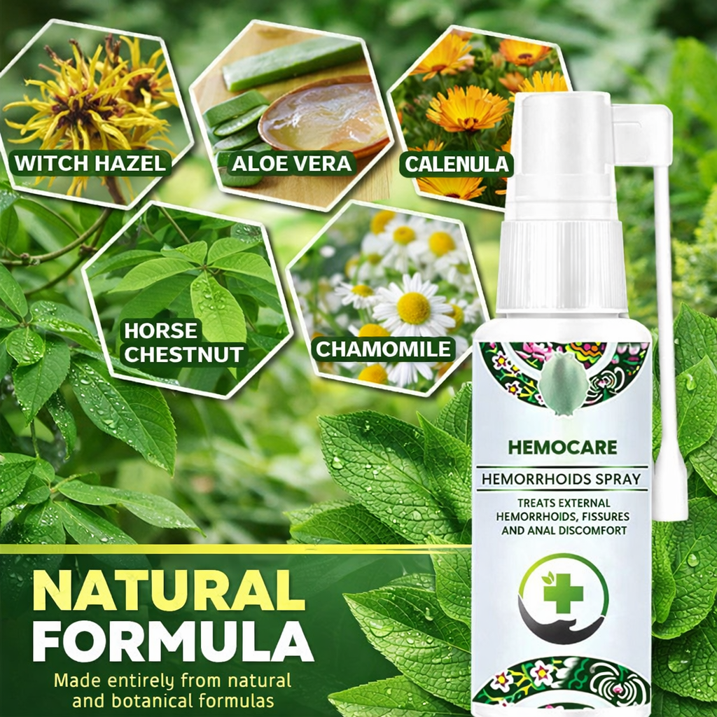 HEMOCARE™ Herbal Comfort Spray for Personal Care (Buy 1 Get 1 Offer).